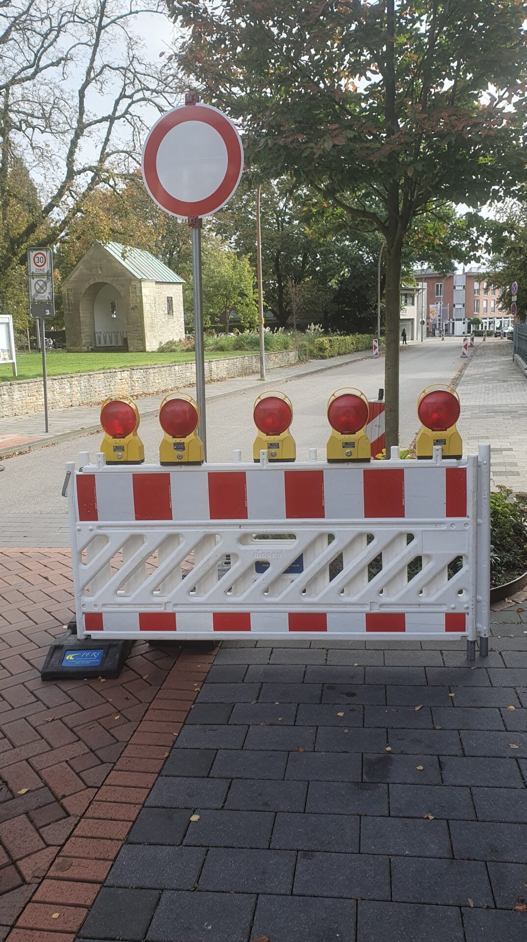 Baustelle Friedenstraße 2024